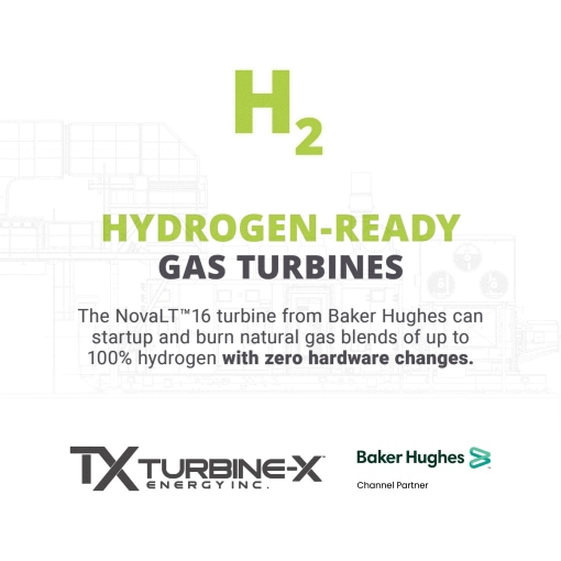 Hydrogen blends up to 100%