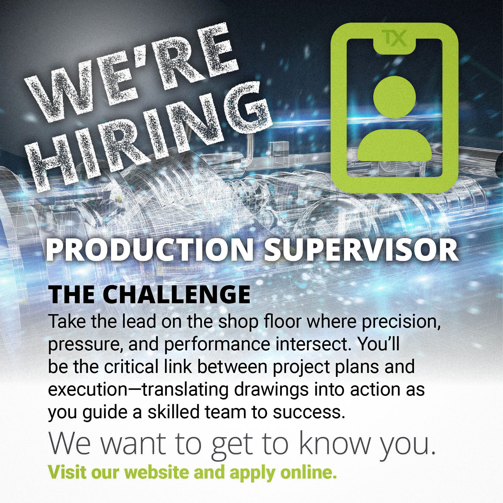 Production Supervisor - Nisku, AB